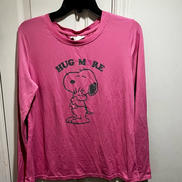 Peanuts hug more nite nite munki munki long sleeve sleepwear top - Picture 9 of 11